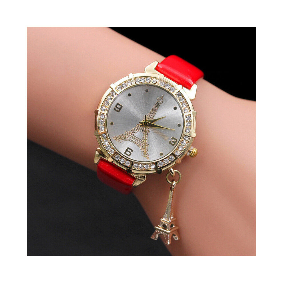 Casual Women Watches Paris Eiffel Tower Watches Leather Band Quartz Watch horloges vrouwen dames horloges Gift