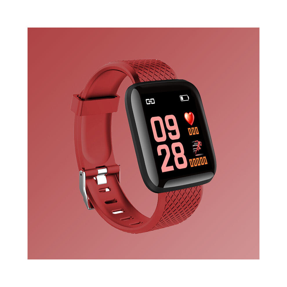 Digital Smart Sports Watch Fitness Heart Rate Call WhatsApp Reminder Pedometer Wristwatch For Children Men Women Hours Watches