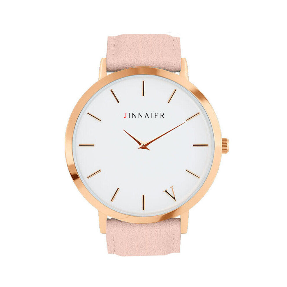 Rose ladies watch famous leather strap woman?s quartz watch Relogio Masculino watches