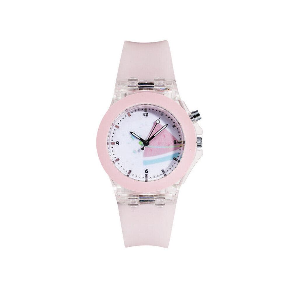 Watch Women Silicone Candy Luminescent Student Watches Girls Quartz Clock Little Fresh Wristwatch