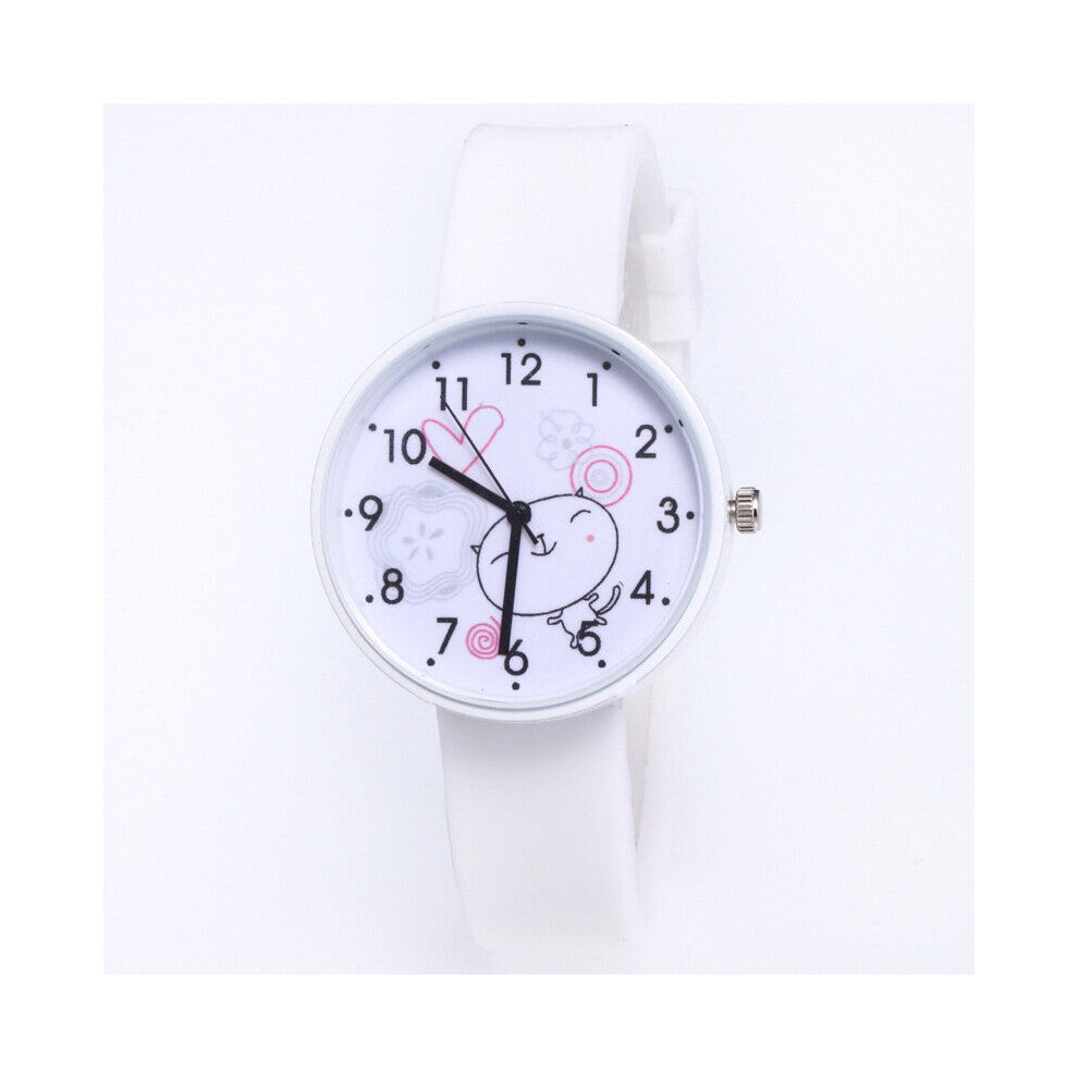 Harajuku Style Watch Women Watches Pink Student Watch Candy Silicone Strap Relogio Feminino