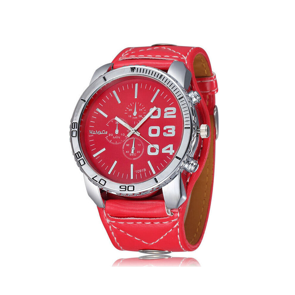 Female Business Watch Stylish Casual Ladies Big Dial Brown Watches Mature Style Quartz Clock Relogio Feminino