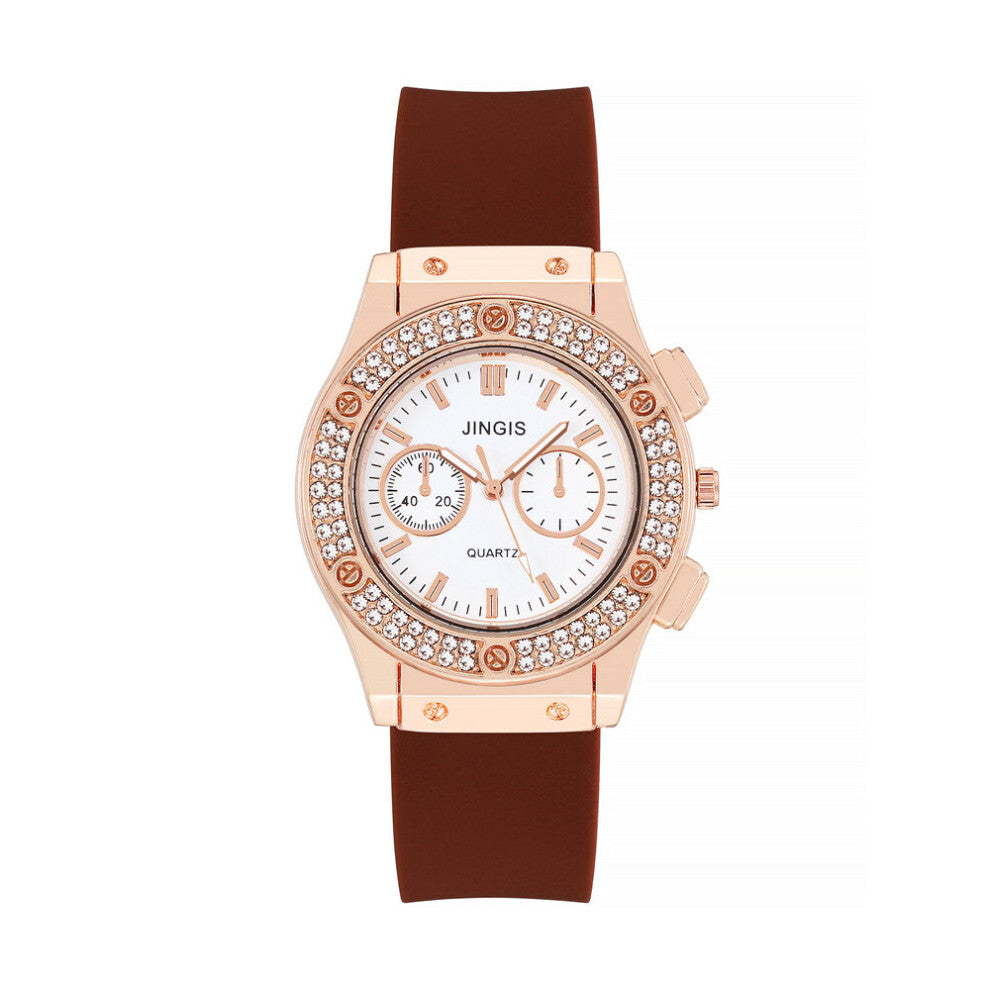 Women's Unique Noble Watches Casual Quartz Silicone Watch For Women Ladies WristWatch montre femme