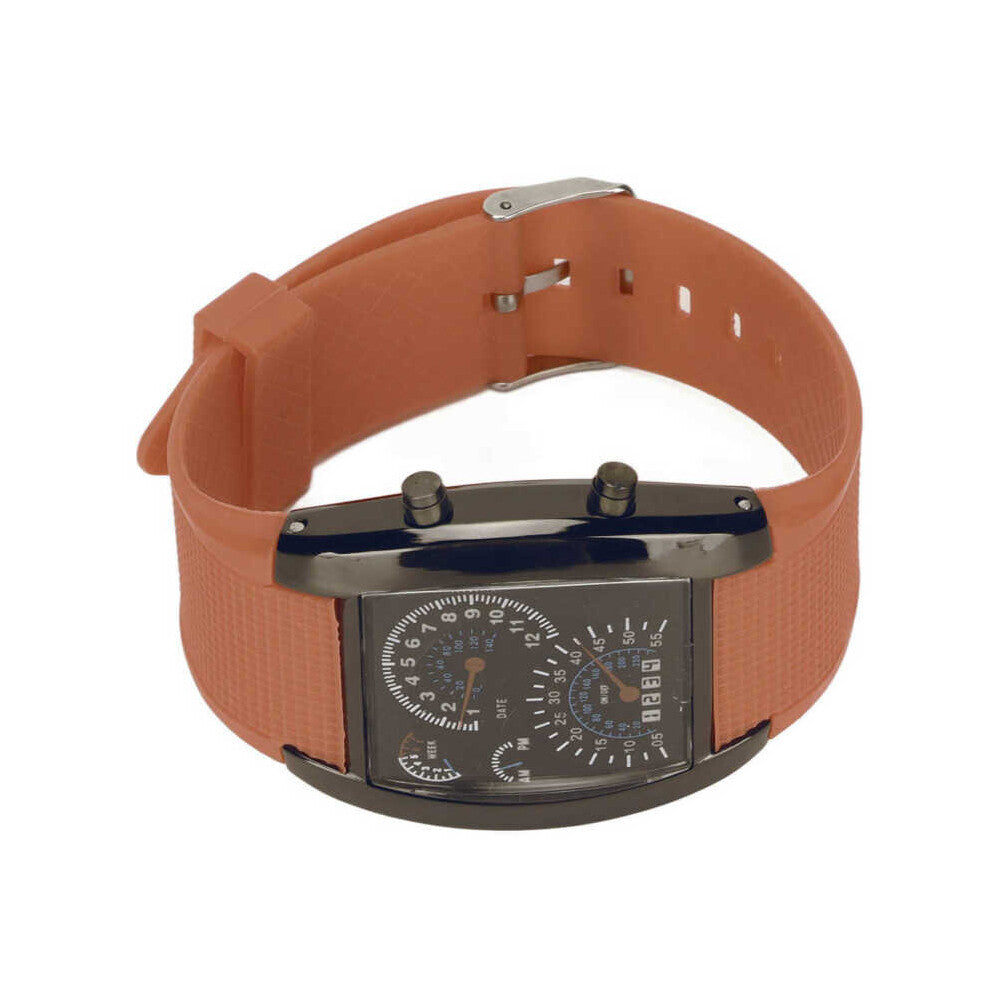 LED Electronic Watch Classic Digital Watches Adjustable Racing Dashboard Wristwatch y