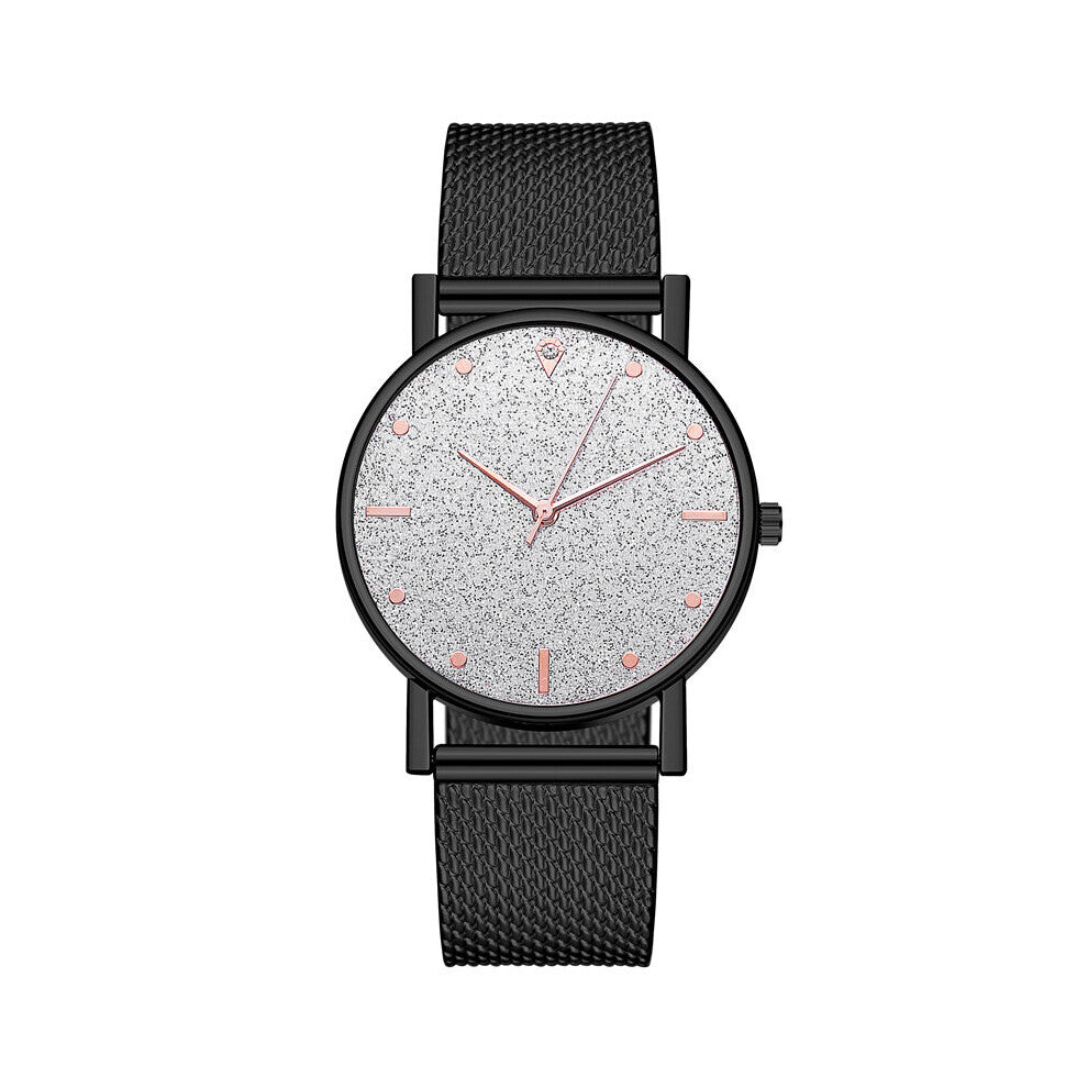 Women Watches Starry Sky Mesh Silicone Strap Woman Quartz Wristwatch Ladies Clock relogio