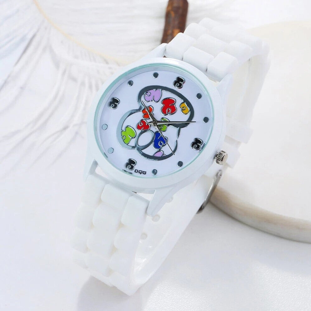 relogio Bear Women Quartz Watches Ladies Casual Silicone Watches Wrist Watch Clock ???? ???????