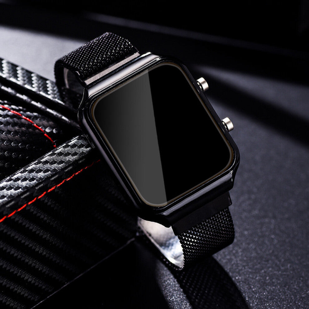 Square Dial Quartz Watches For Women Gift Stainless Steel Mesh Magnetic Clock Ladies Wristwatch Relogio Feminino