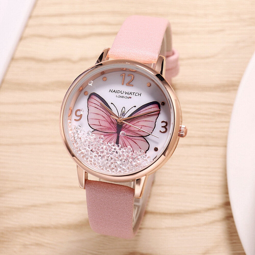 Women's Top Watches Casual Charm Butterfly Watch For Women Ladies Quartz WristWatch object relogio feminino