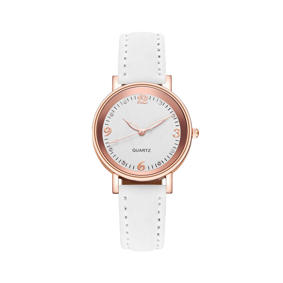 Women Arabic Numbers Watches Ladies Leather Quartz Wristwatches Clock Relogio Feminino Montre Femme