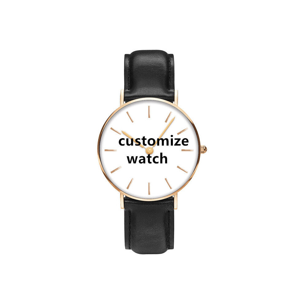 Arrival Anime Cartoon Customize Watch For Women Men DIY Watch Watches Quartz Wristwatch For Brithday 38MM