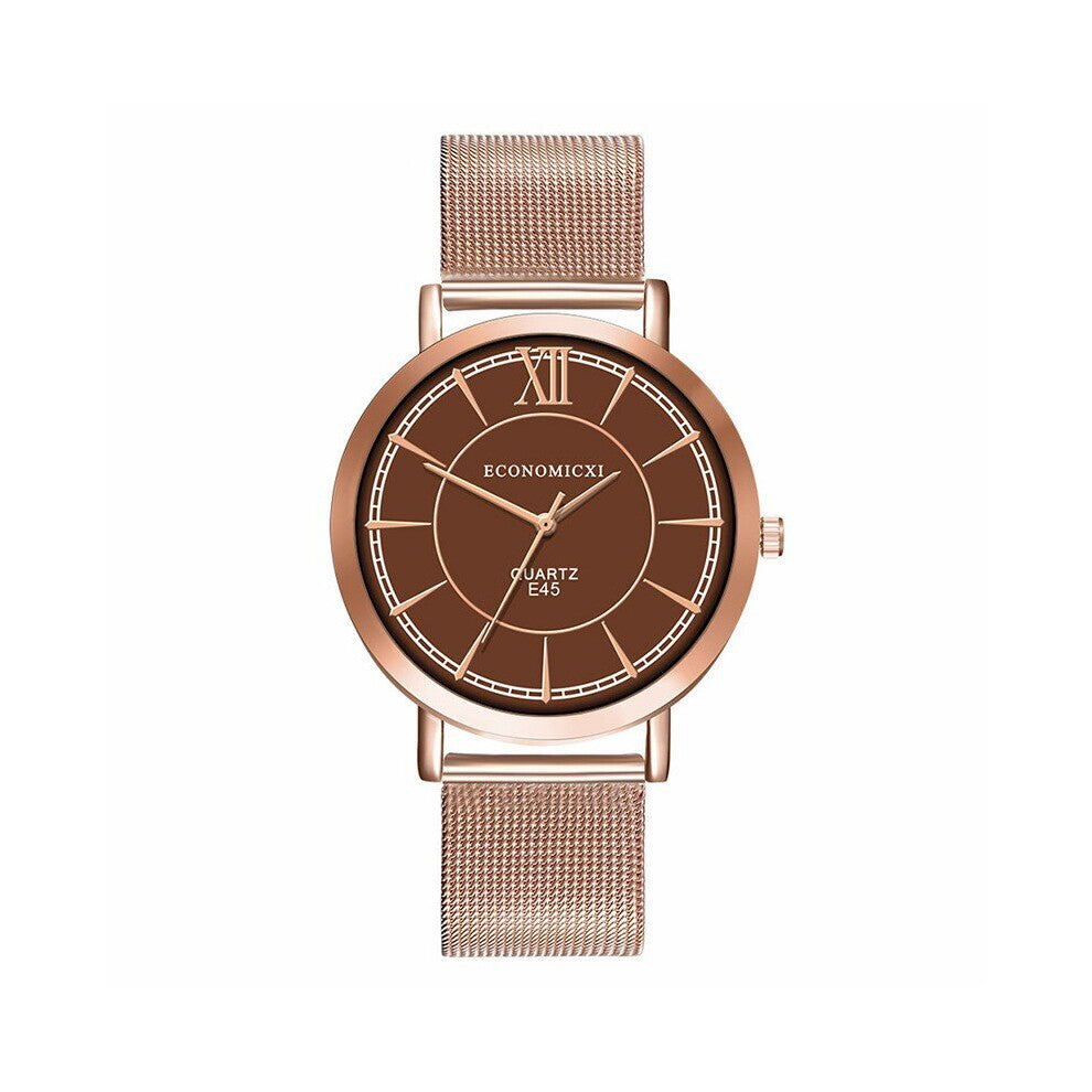 Minimalist Watch Women Ultra Thin Watches Women Business Stainless Steel Mesh Belt Quartz Watch Gift Clock