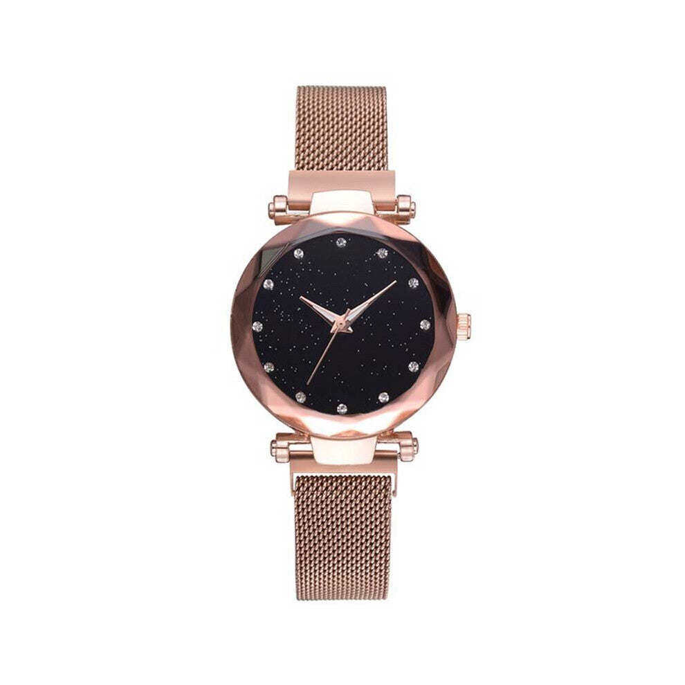 Women Watches Ladies Magnetic Starry Sky Clock Diamond Female Quartz Wristwatches for Women
