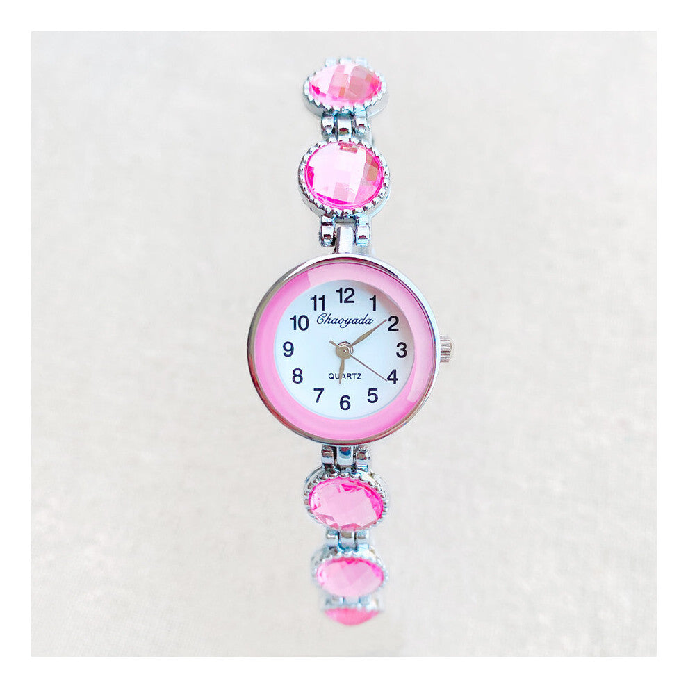 Watch Women Girl Metal Alloy Band Quartz Bracelet Wrist Watches 950