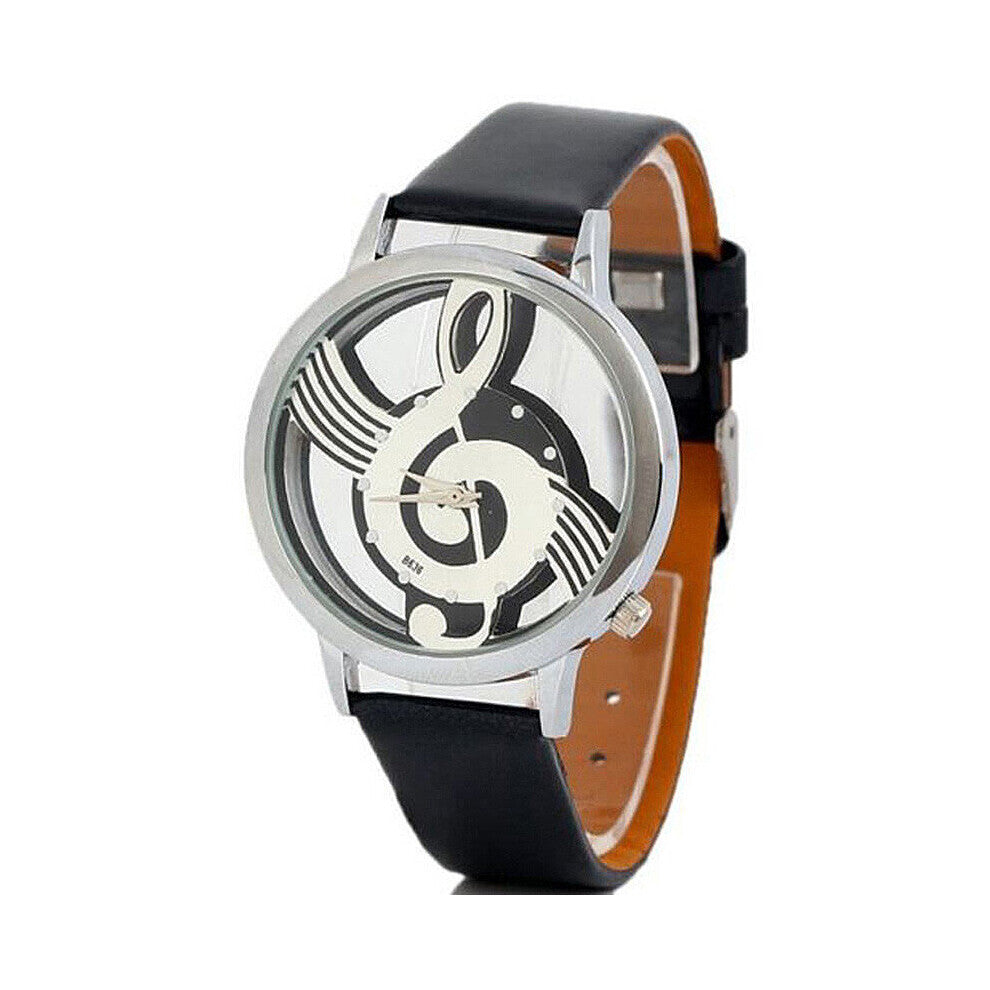 Women Watches Ladies Watches Transparent Watches Women Music Note Watches Women Stainless Steel Quartz Watches Hodinky