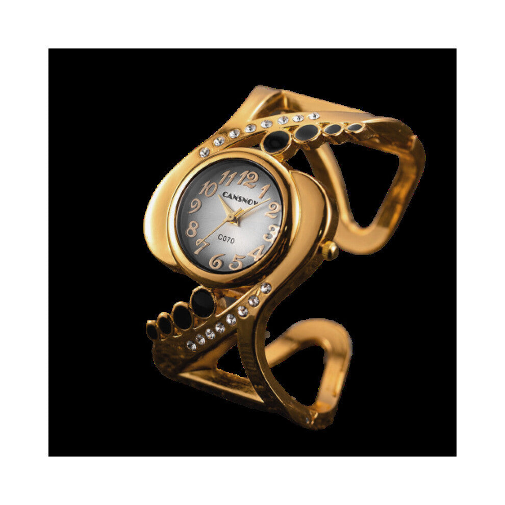 Women Watches Silver Rhinestone Bracelet Ladies Watch Round Dial Stainless Steel Watchband Montre Femme