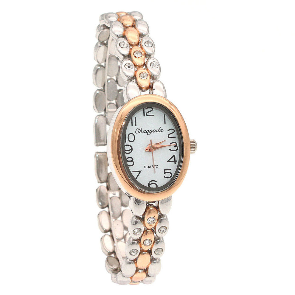 Watches Chaoyada Jewelry Ladies Quartz Watch Dress Casual Women Watches Rhinestone Bracelets Watches O142