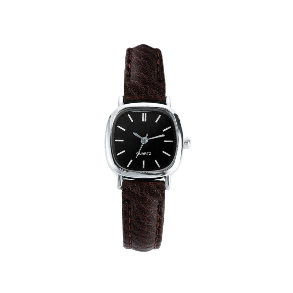 Small Dial Quartz Watches for Women Square Casual Leather Belt Wristwatches Temperament Ladies Dress Watch women watch