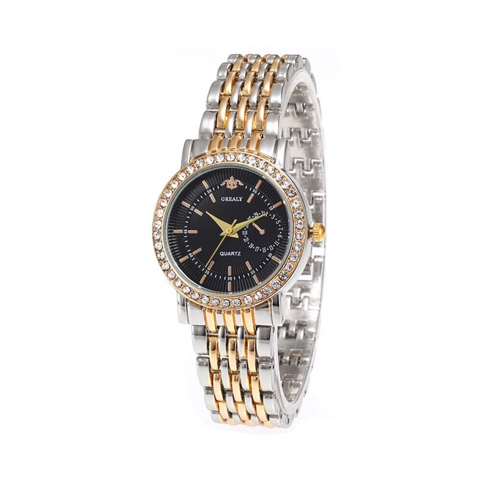 Women Watches Stainless Steel Strip Quartz Watch Clock Casual Relogio Feminino Girl Student Women Wristwatch