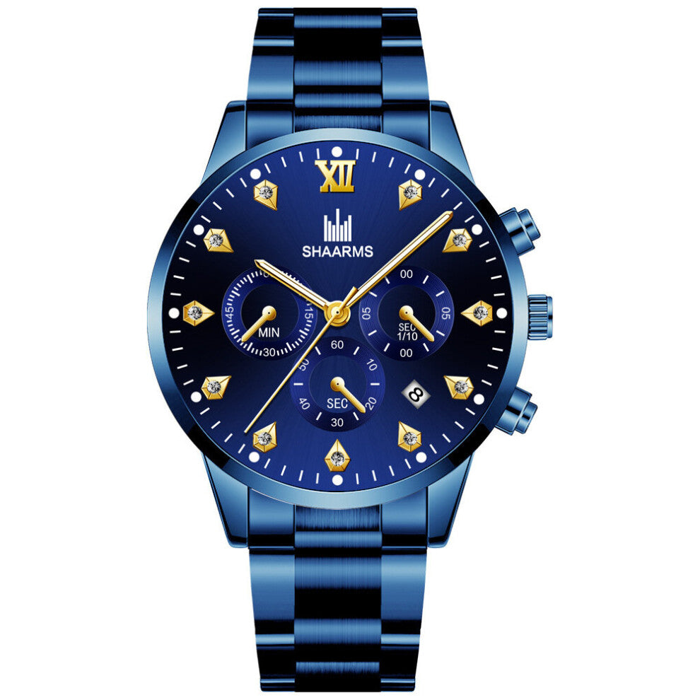 Minimalist Men's Watches Men Business Stainless Steel Mesh Waterproof Belt Quartz Watch Relogio Masculino