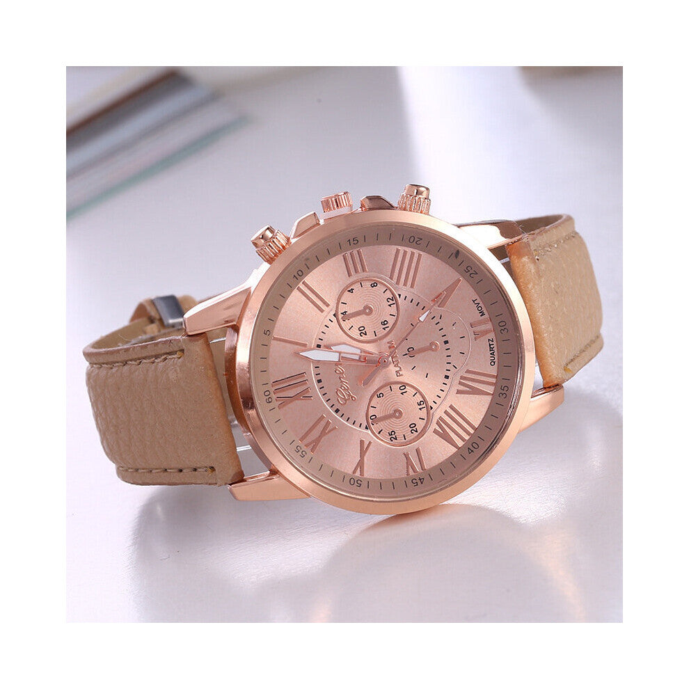 Wristwatch Watch Top Watches Dress Female Clocks Leather Waterproof Women Quartz Woman Watch Ladies Casual