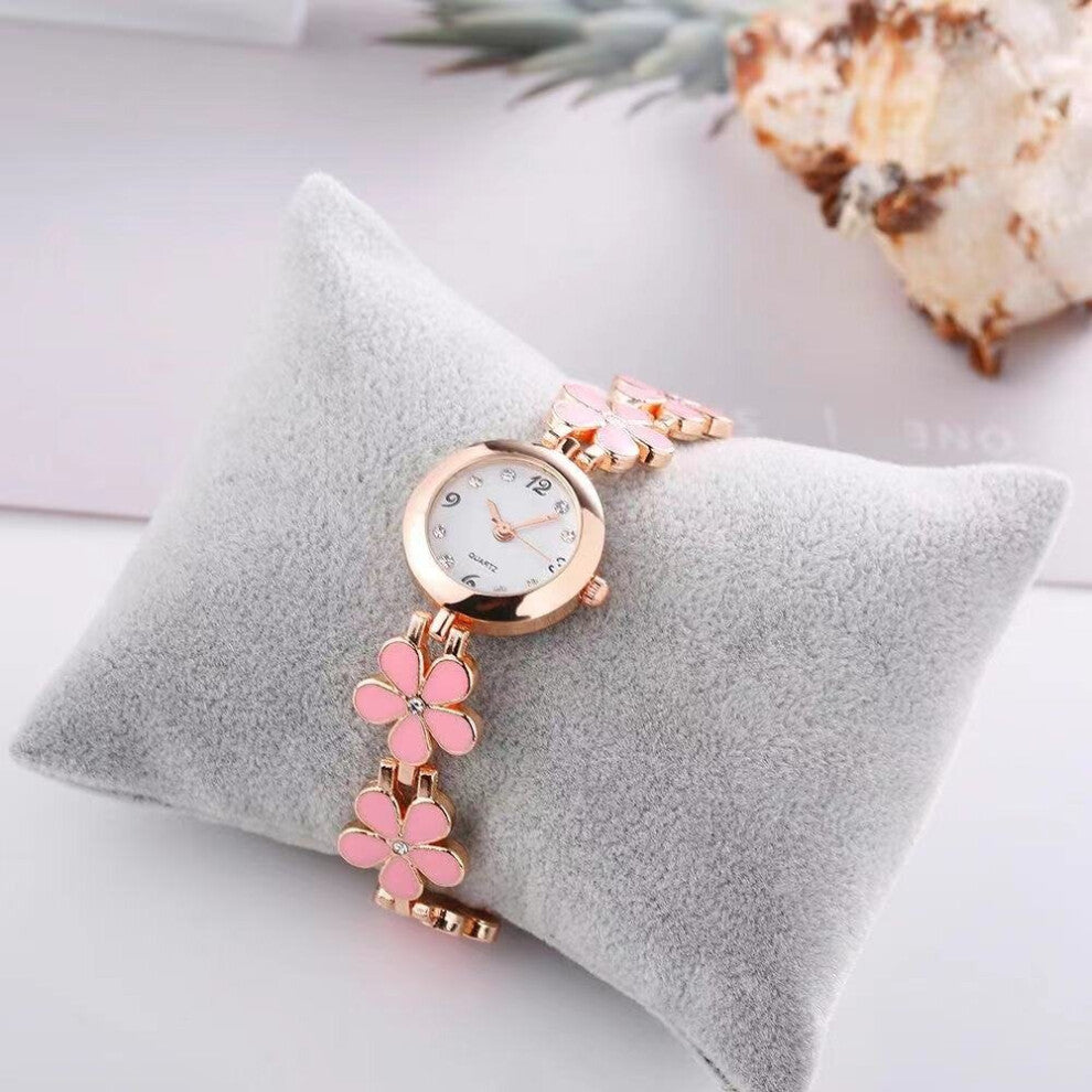 Arrive Steel Band Watches Women's Quartz Student Watch ultra-thin Ladies Petal Bracelet Women Watch Relogio Feminino