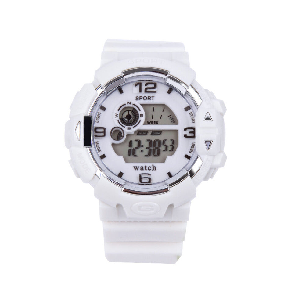 Sport Watches Women Waterproof Digital Watch Girls Students Quartz Clock Wristband Women Watches with Weeks Compass