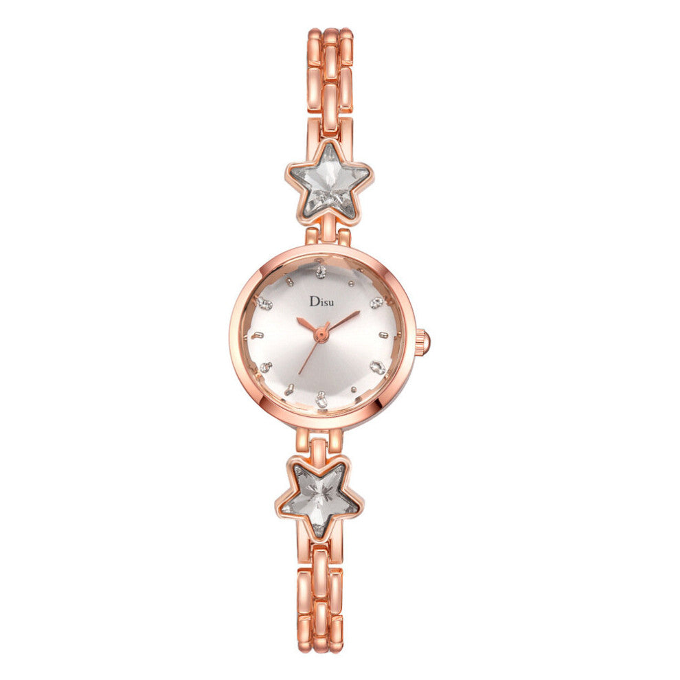 Quartz Wrist Watch Women Stars Chain Bracelet Ladies Dress Watch Dames horloges vrouwen Rose Woman's Watches Wristwatch