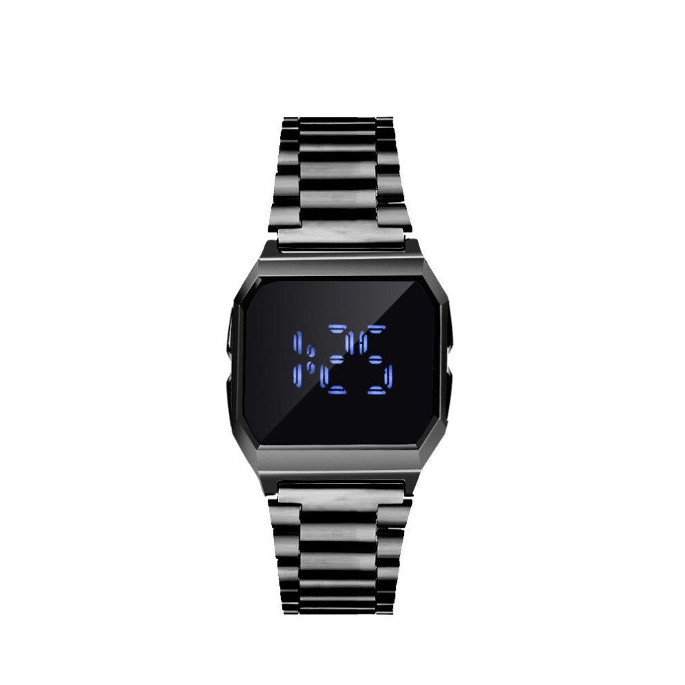 LED Digital Square Watch Men Women Multifunction Electronic Sports Wristwatch Digital Stainless Steel Business Watches