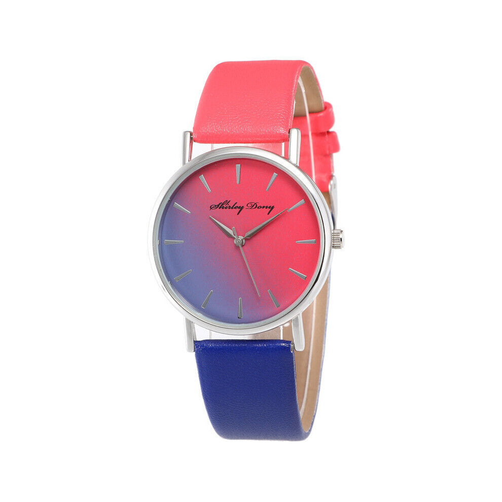 2 Watchstrap Women Watches Female Quartz Wristwatches Ladies Casual Gradient Ramp Clock Feminino Zegarek Damski