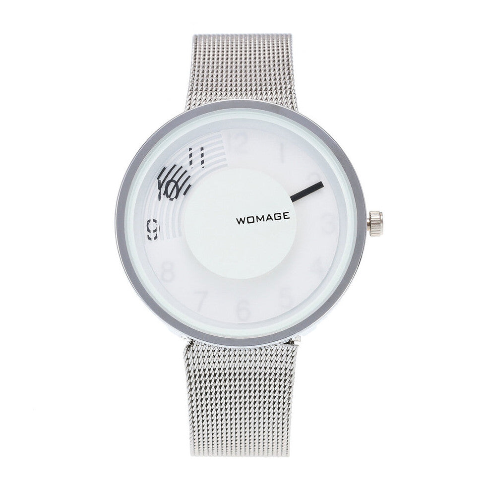 Automatic Watch Women Watches Mesh Steel Men Watch Couple Lover Wristwatch Horloges Mannen Reloj