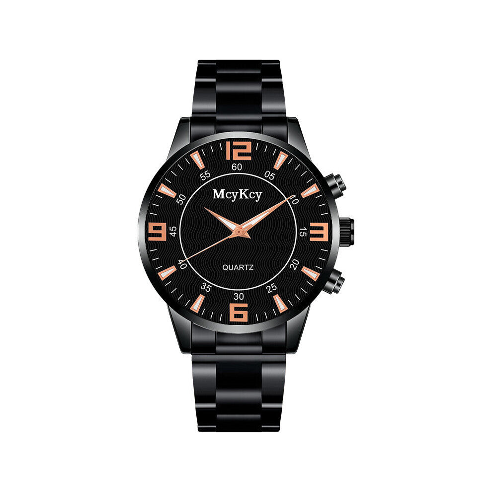 Business Quartz Watches for Men Male Stainless Steel Band Wristwatch Relogio Masculino Reloj Hombre Gift