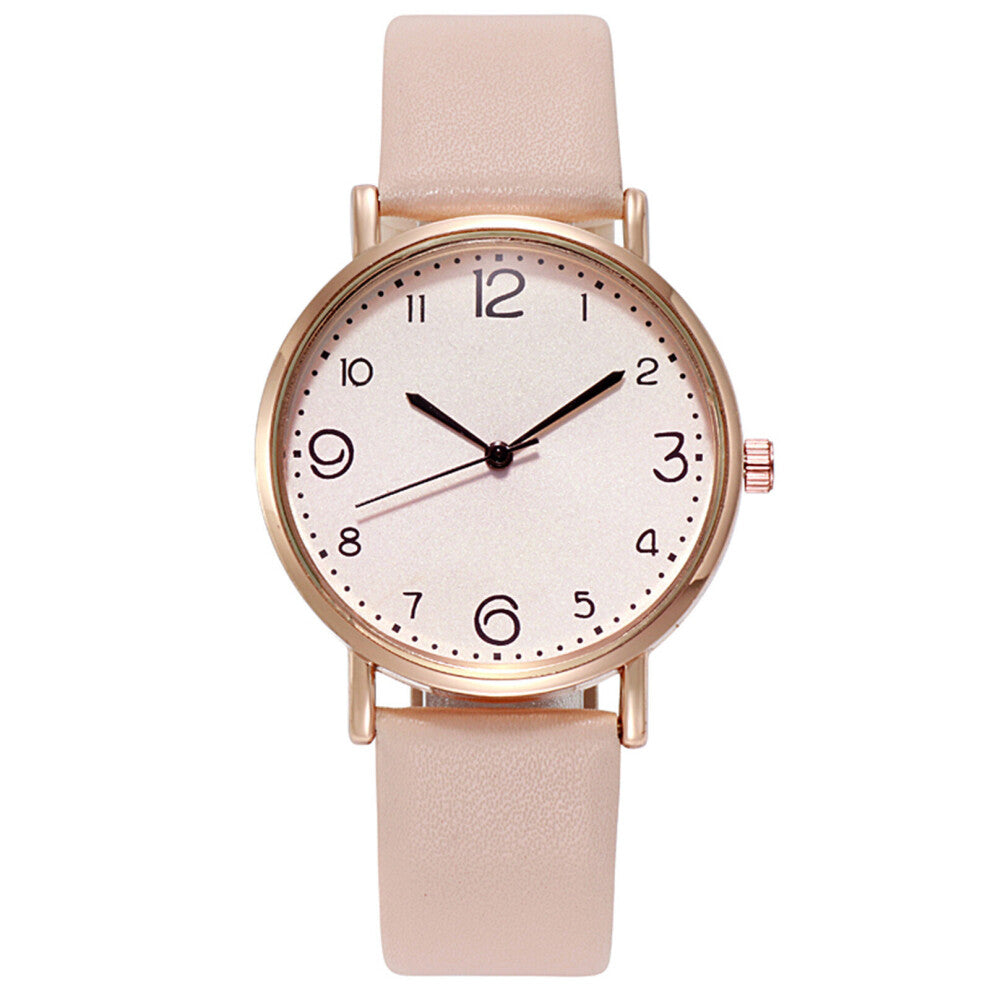 Dial Ladies Watches Women Dress Watch Casual Woman Quartz Leather Wristwatches