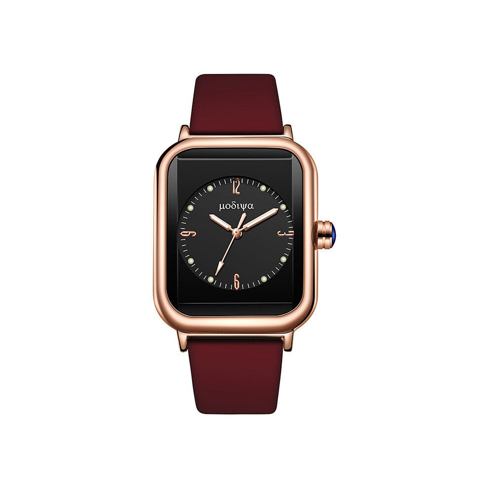 Women Watches Creative Quartz Watch Silicone Luminous Small Square Watch Lady Clock Men Wristwatch Relogio Feminino