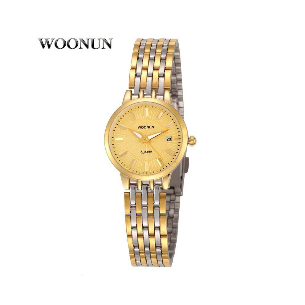 Famous WOONUN Women Watches Full Steel Quartz Wrist Watches For Women Thin Watch Women Casual relogio feminino