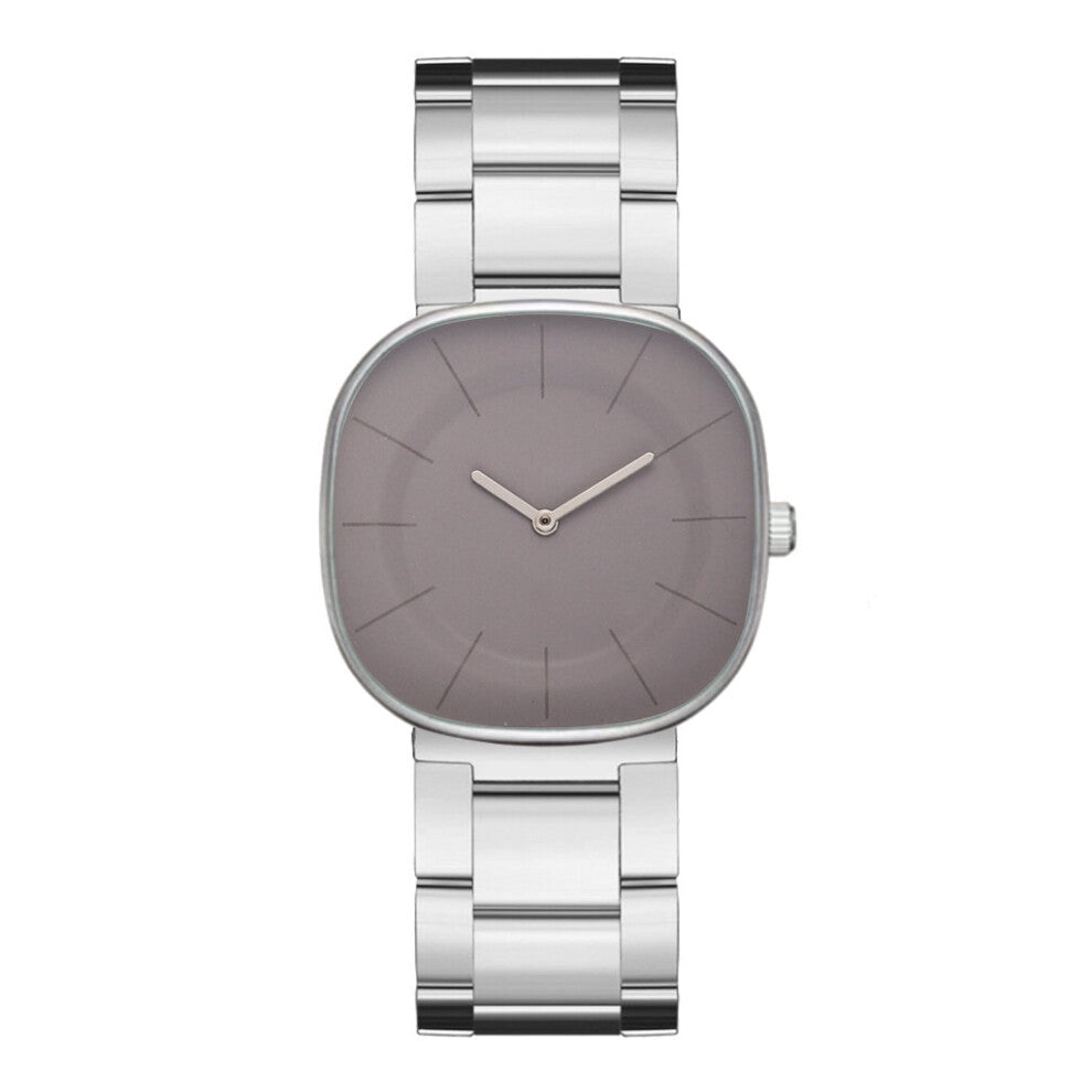 Women Square Watches Top Ladies Quartz Wristwatch Classic Silver Femme Steel Band Clock Zegarek Damski