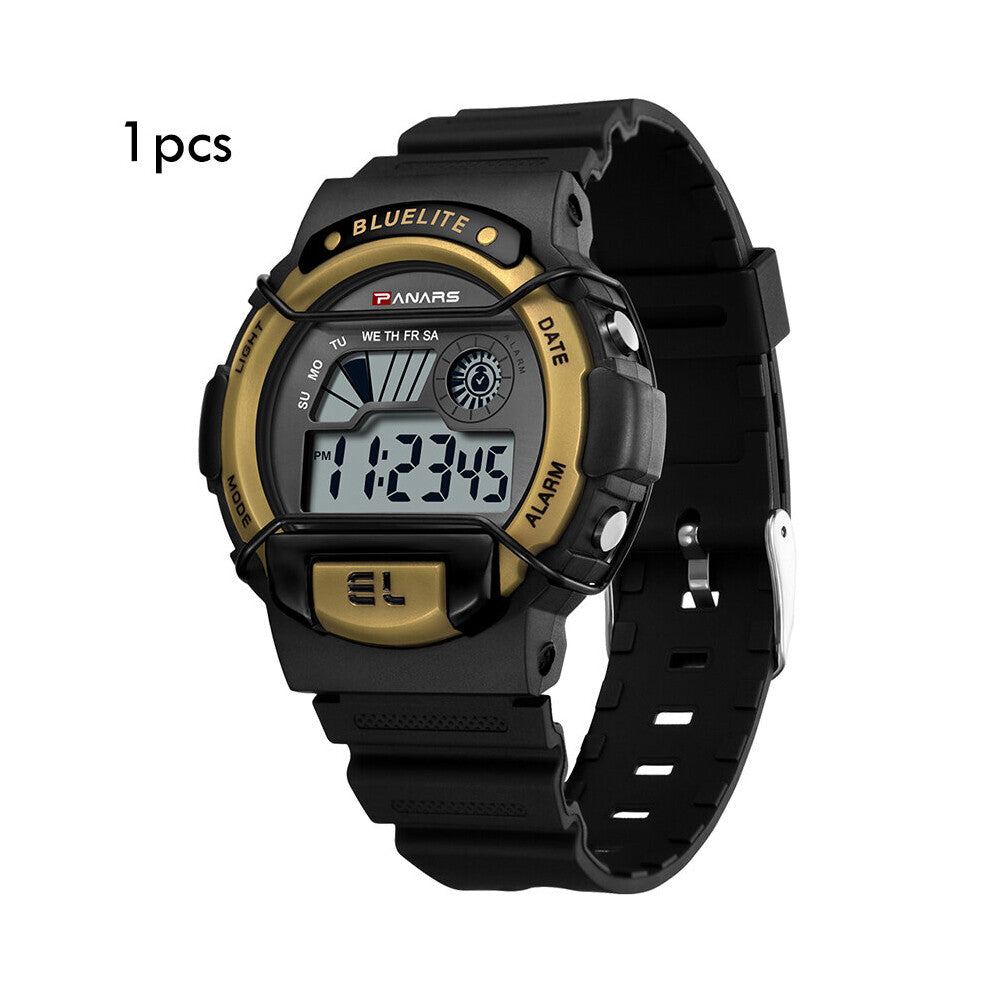 Hot Waterproof Children Watch Boys Girls Led Digital Sports Watches Silicone Rubber Watch Kids Casual Watch Gift