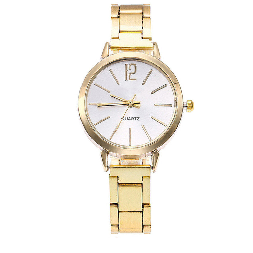 Wrist Watches For Women Casual Quartz Silver Rose Stainless Steel Band Women Watches Dial Watches
