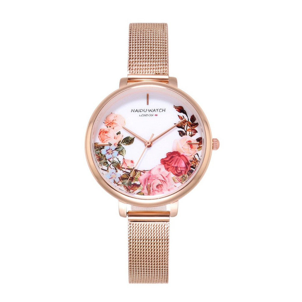 relogio feminino Women's Top Watches Casual Charm Flower Watch For Women Ladies London Quartz WristWatch