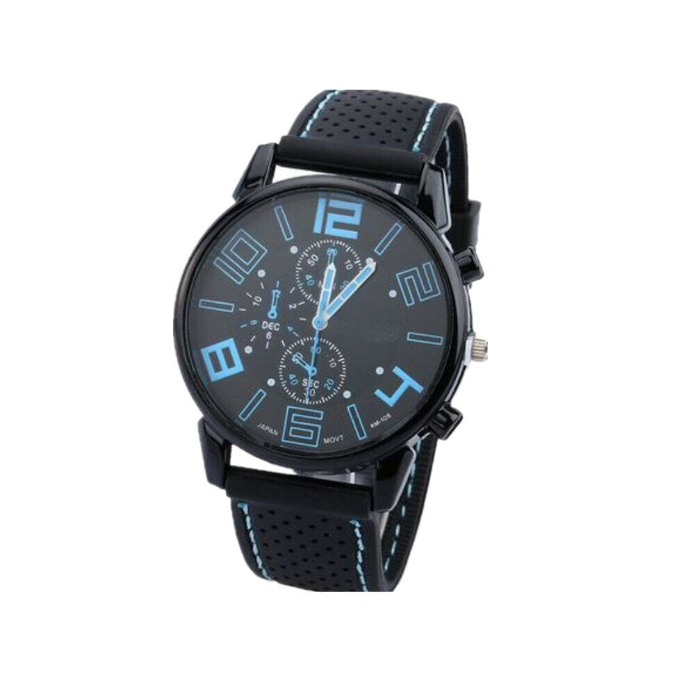 Hot Selling Top Sport Silicone Watch Men's Outdoor Analog Male Clock Quartz Watches Relogio Masculino