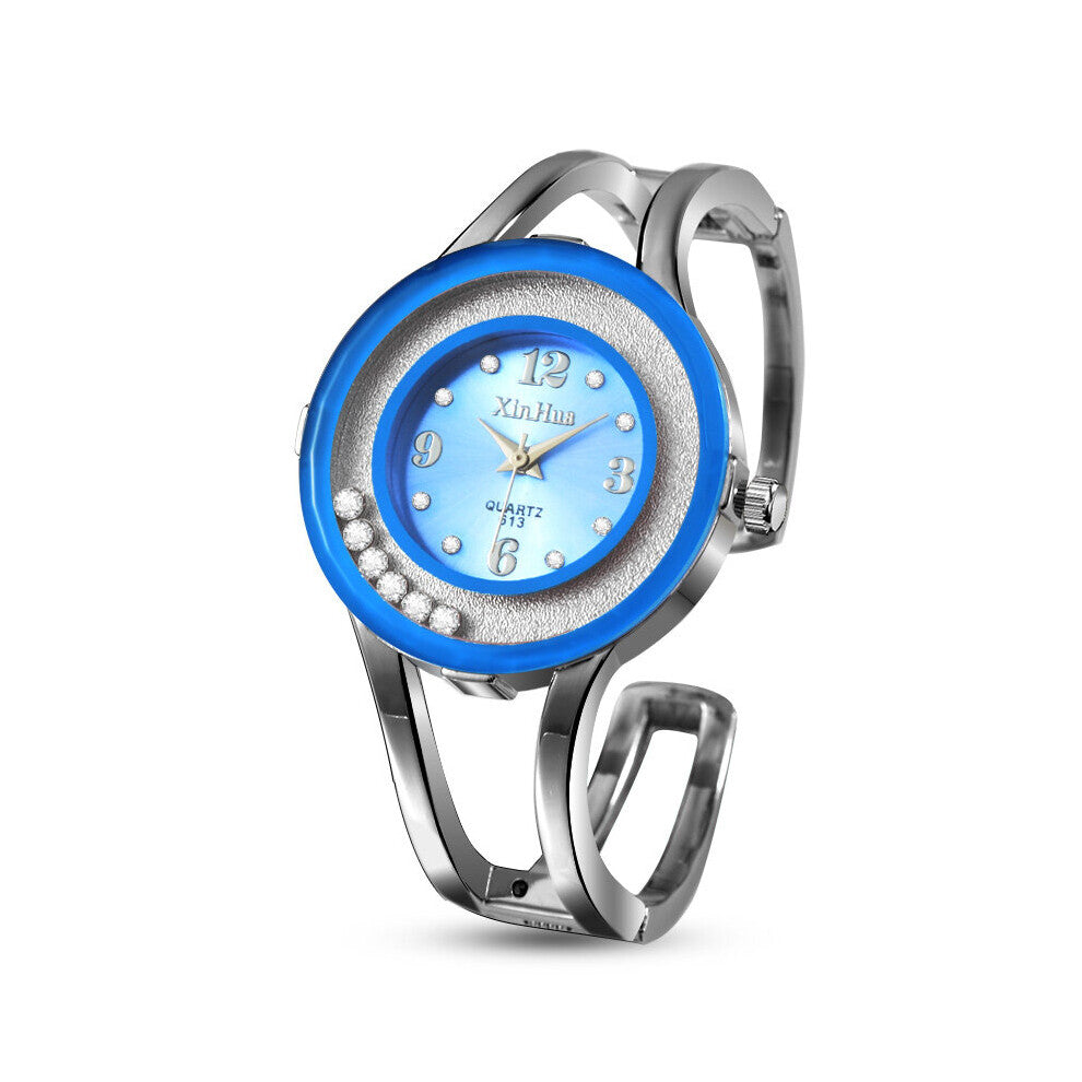 Watches Women Stainless Steel Bracelet Bangle Rhinestone Female Clock Relogios Feminino Lady Watches