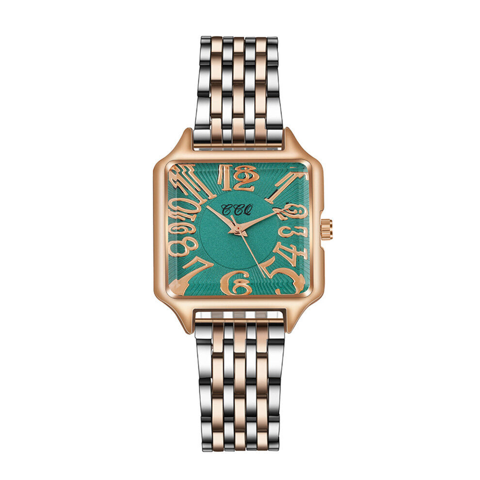 Women's Watches Quartz Movement Girls Ladies Wristwatch Steel Belt Watch Glow in The Dark Watches