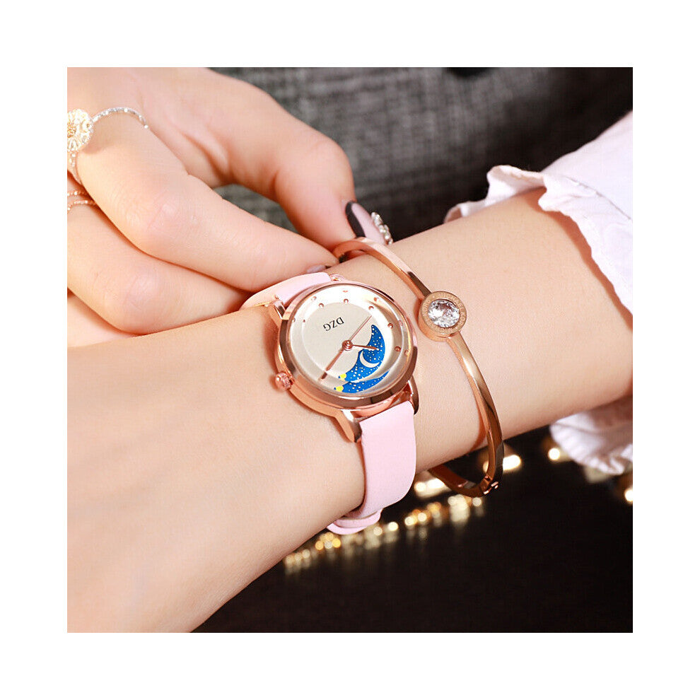 Hot Starry sky Watch Moon Small Female Watch Quartz Watches Women Ladies Watch Relogio Femino Zegarek Damski