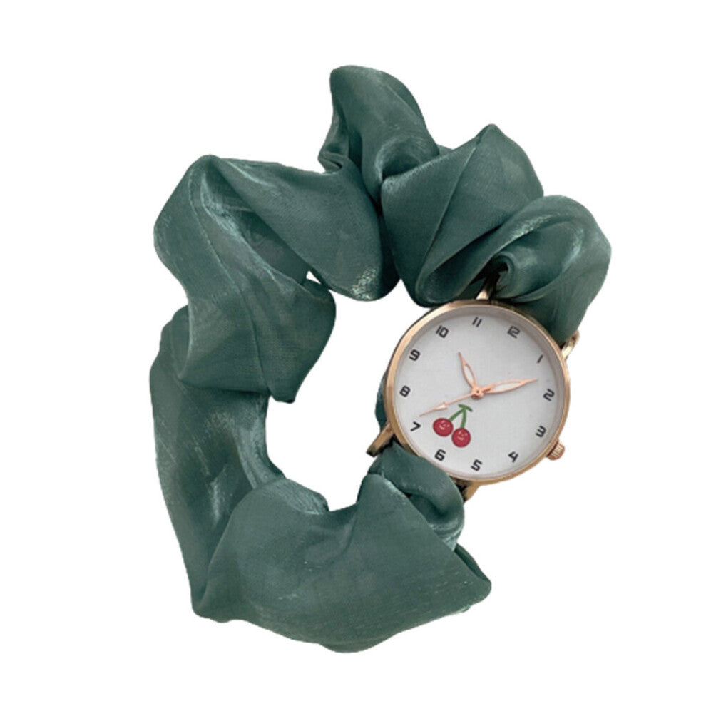 Women's Watch Chiffon Digital Pointer Wrist Watches Girls Gift Wrist Accessory Pointer Watch PR