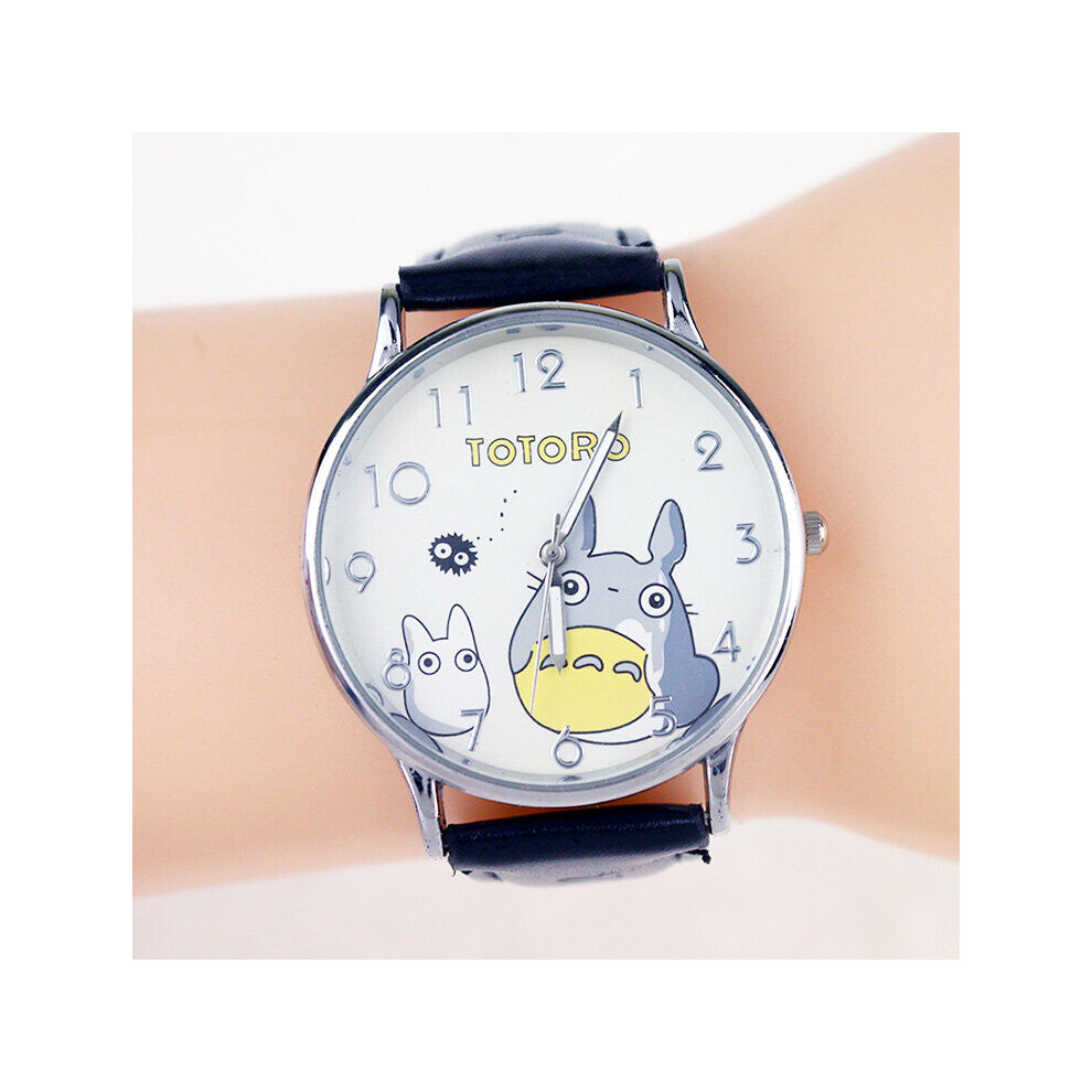Women Watch Girls Cartoon Quartz Wrist Watches Students Boys Leather Strap Clock Kids Watch