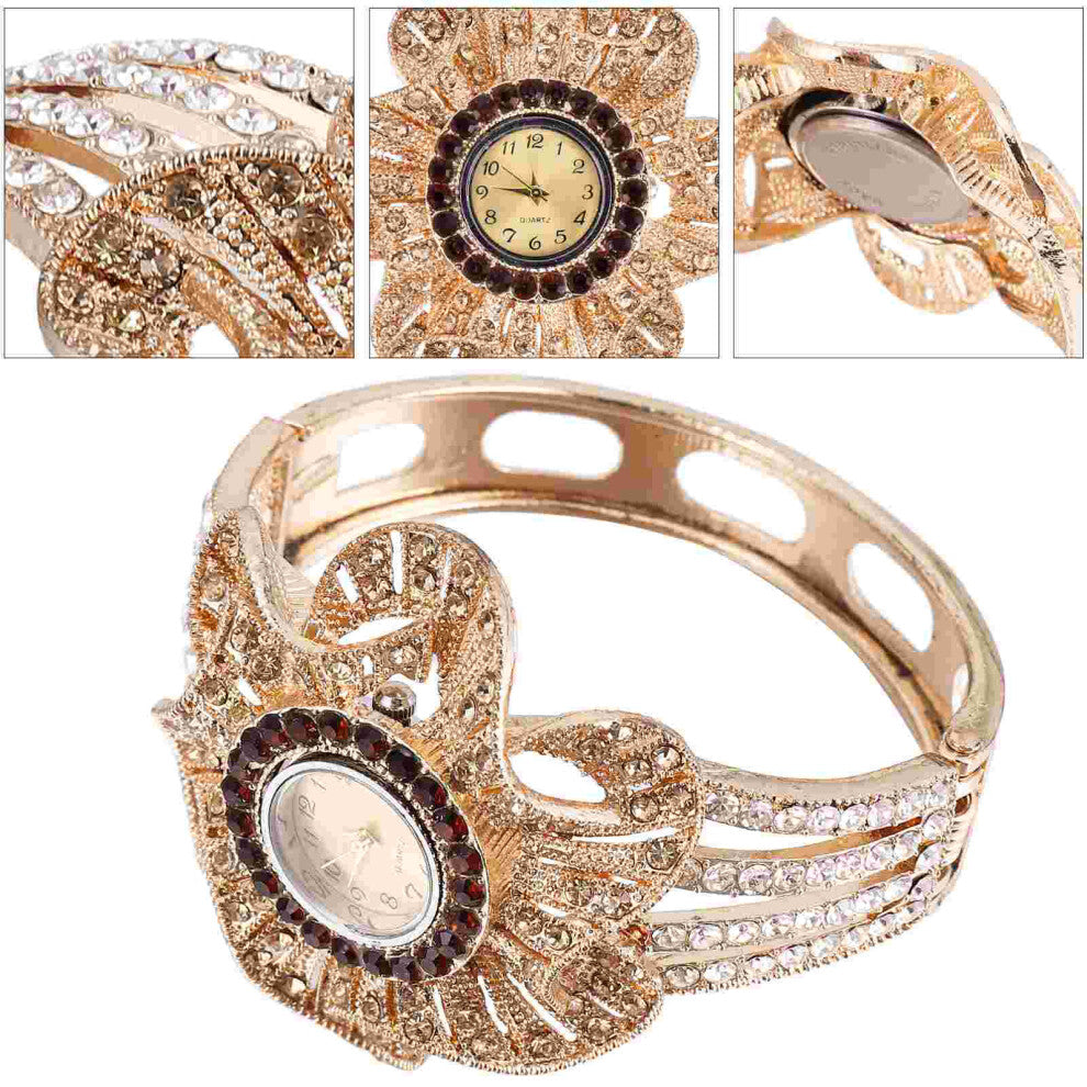 Watch Watches Women Wrist Jewelry Ladies Lady Stylish Gift Bracelet Crystal Creative Female Birthday Rustless