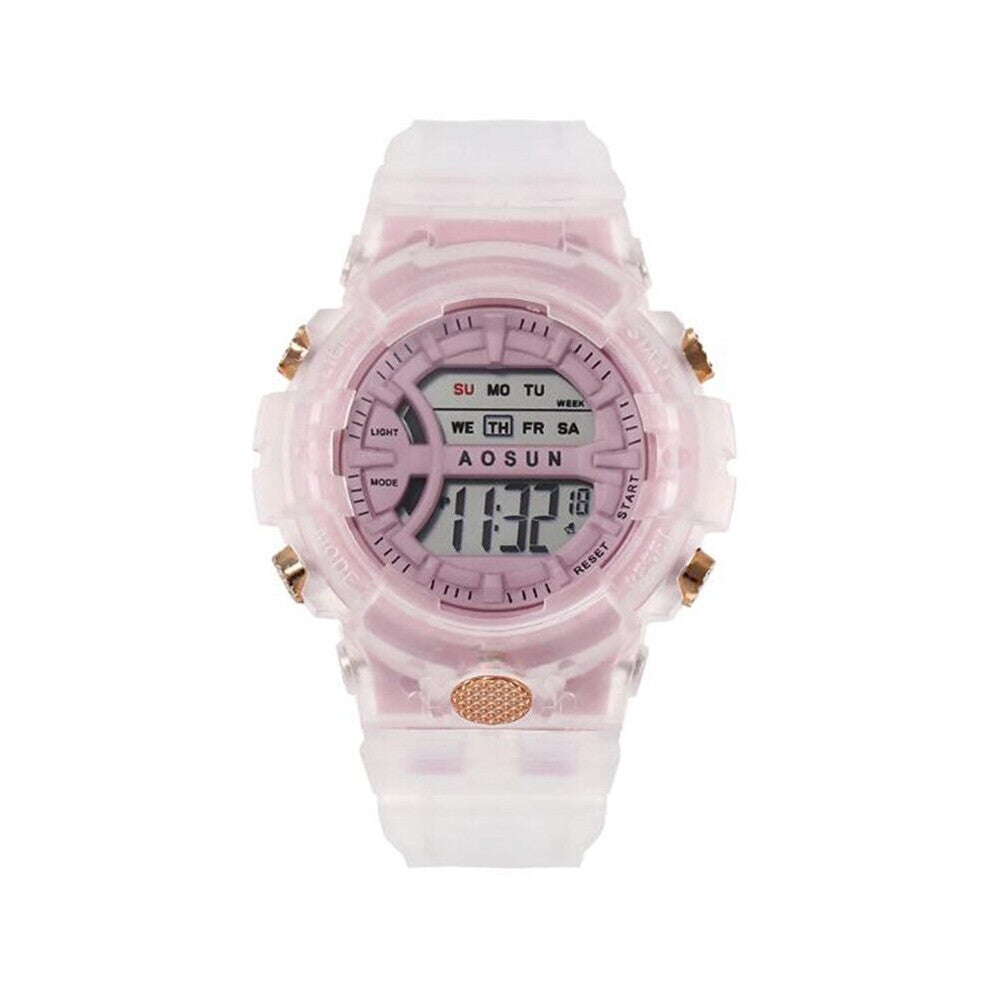 Student Sports Waterproof Electronic Watch Girl Student Watch Female Multi-function Electronic Watches Women Clocks