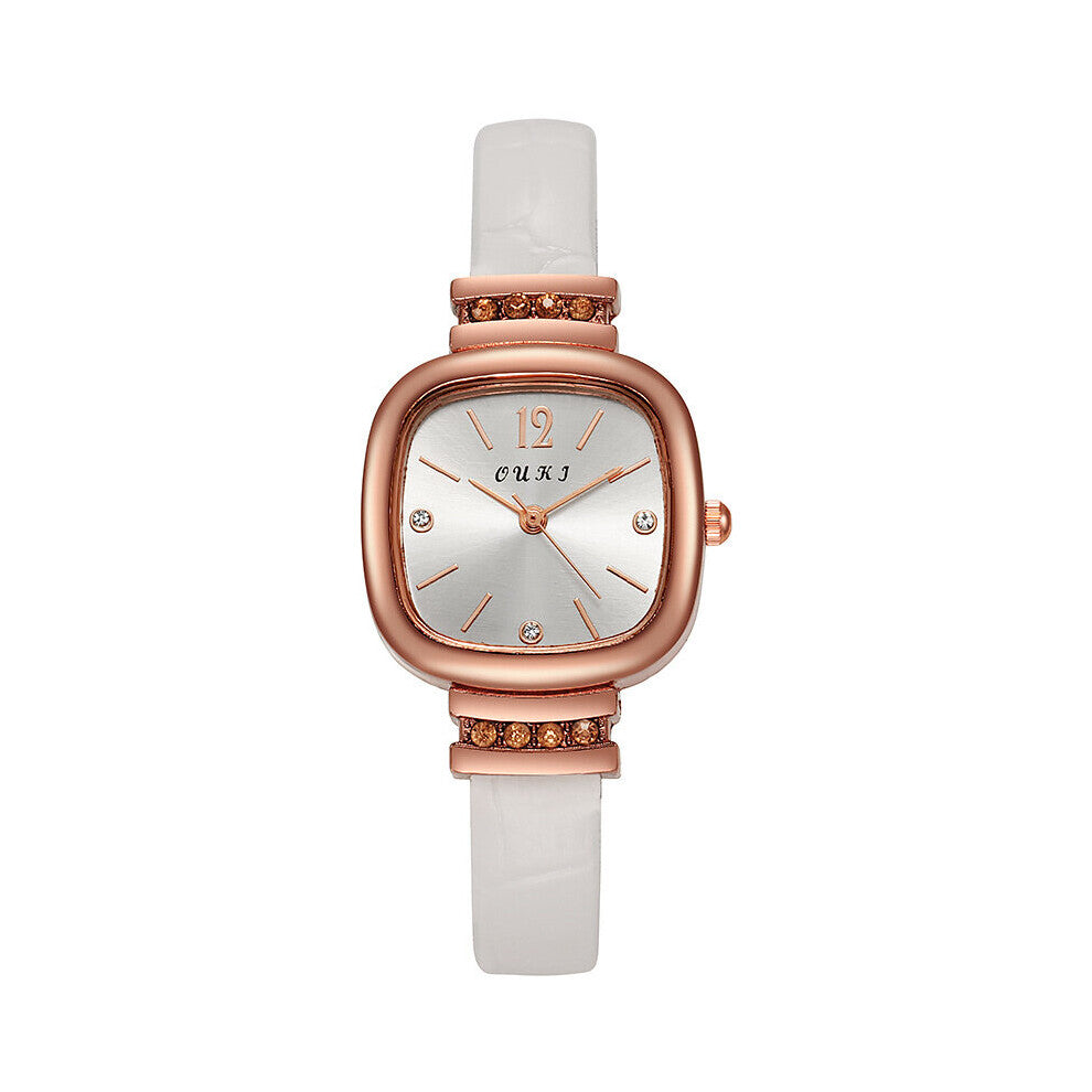 Watch Women Casual Leather Belt Watches Ladies' Small Dial Quartz Retro Wristwatches Women's Watch