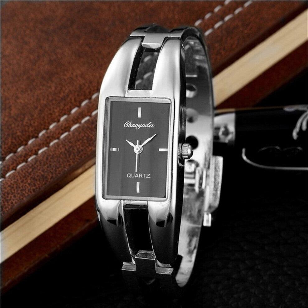 Watches for Women Square Sliver Wrist Watches Stainless Steel Watches Ladies Quartz Watch Clock Montre Fem