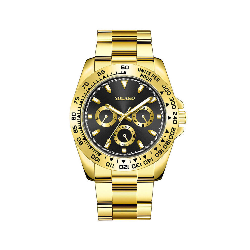 reloj hombre Men Steel Watch Calendar Quartz Wrist Watch Luminous Business Watches for Man Clock montre homme