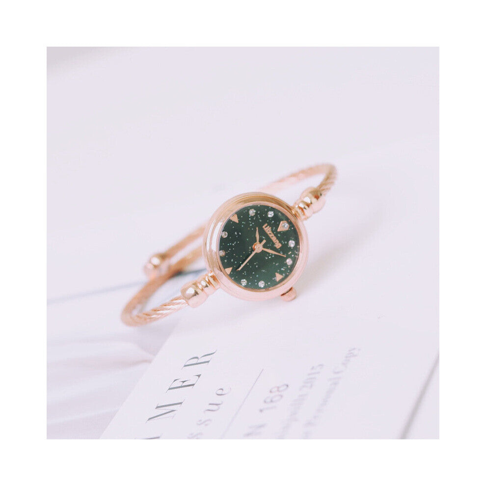 Women Watch Starry Dial Watch French Minority Watches Female Version Temperament College Style Small Watch